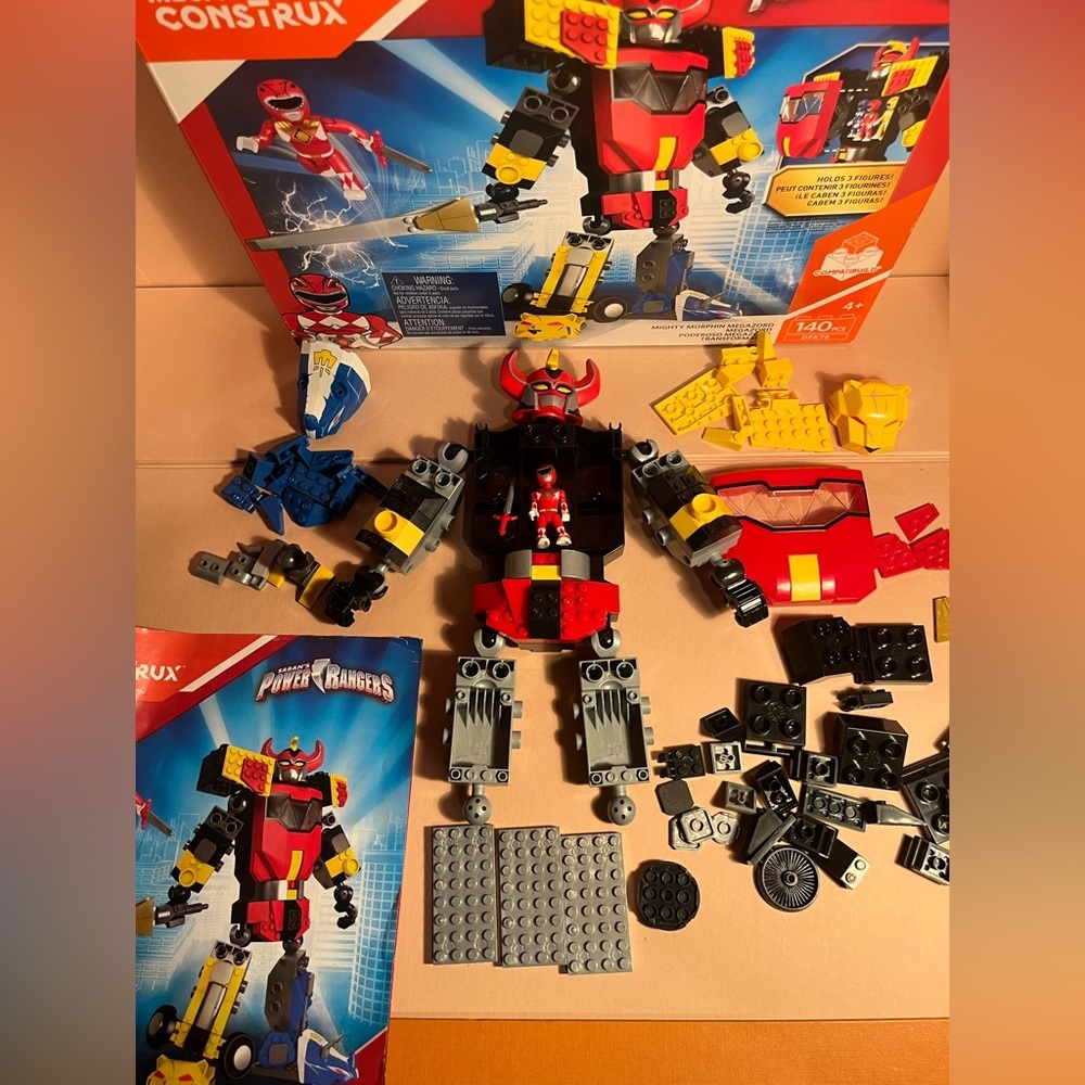 MEGA CONSTRUX ( POWER RANGERS ) LEGO style building toy set 🔴🔴🔴🔴🔴🔴🔴🔴🔴🔴🔴🔴🔴